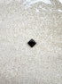 perlesetcreationbijoux - sequin émaillé carré 8 mm noir