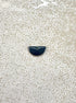 perlesetcreationbijoux - sequin émaillé demi-lune 8x15 mm bleu nuit