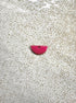 perlesetcreationbijoux - sequin émaillé demi-lune 8x15 mm rose fuchsia