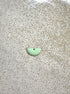 perlesetcreationbijoux - sequin émaillé demi-lune 8x15 mm vert