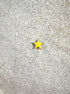 perlesetcreationbijoux - sequin émaillé étoile 12x13 mm jaune