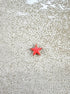 perlesetcreationbijoux - sequin émaillé étoile 12x13 mm orange
