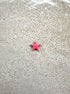 perlesetcreationbijoux - sequin émaillé étoile 12x13 mm rose fuchsia