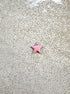 perlesetcreationbijoux - sequin émaillé étoile 12x13 mm rose