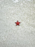 perlesetcreationbijoux - sequin émaillé étoile 12x13 mm rouge