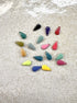 perlesetcreationbijoux - sequins émaillés goutte 12x6 mm de différentes couleurs