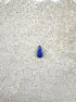 perlesetcreationbijoux - sequin émaillésgoutte 12x 6mm bleu
