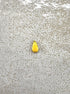 perlesetcreationbijoux - sequin émaillésgoutte 12x 6mm jaune