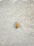 perlesetcreationbijoux - sequin émaillésgoutte 12x6 mm jaune moutarde