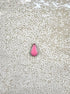 perlesetcreationbijoux - sequin émaillésgoutte 12x6 mm rose