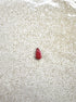perlesetcreationbijoux - sequin émaillésgoutte 12x6 mm rose