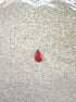 perlesetcreationbijoux - sequin émaillésgoutte 12x6 mm rose