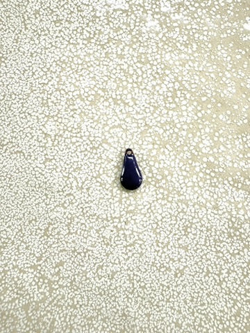 perlesetcreationbijoux - sequin émaillésgoutte 12x6 mm violet