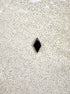 perlesetcreationbijoux - sequin émaillé losange 15x8 mm noir