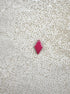 perlesetcreationbijoux - sequin émaillé losange 15x8 mm rose fuchsia