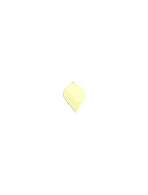 Sequin goutte en métal - 18x11 mm