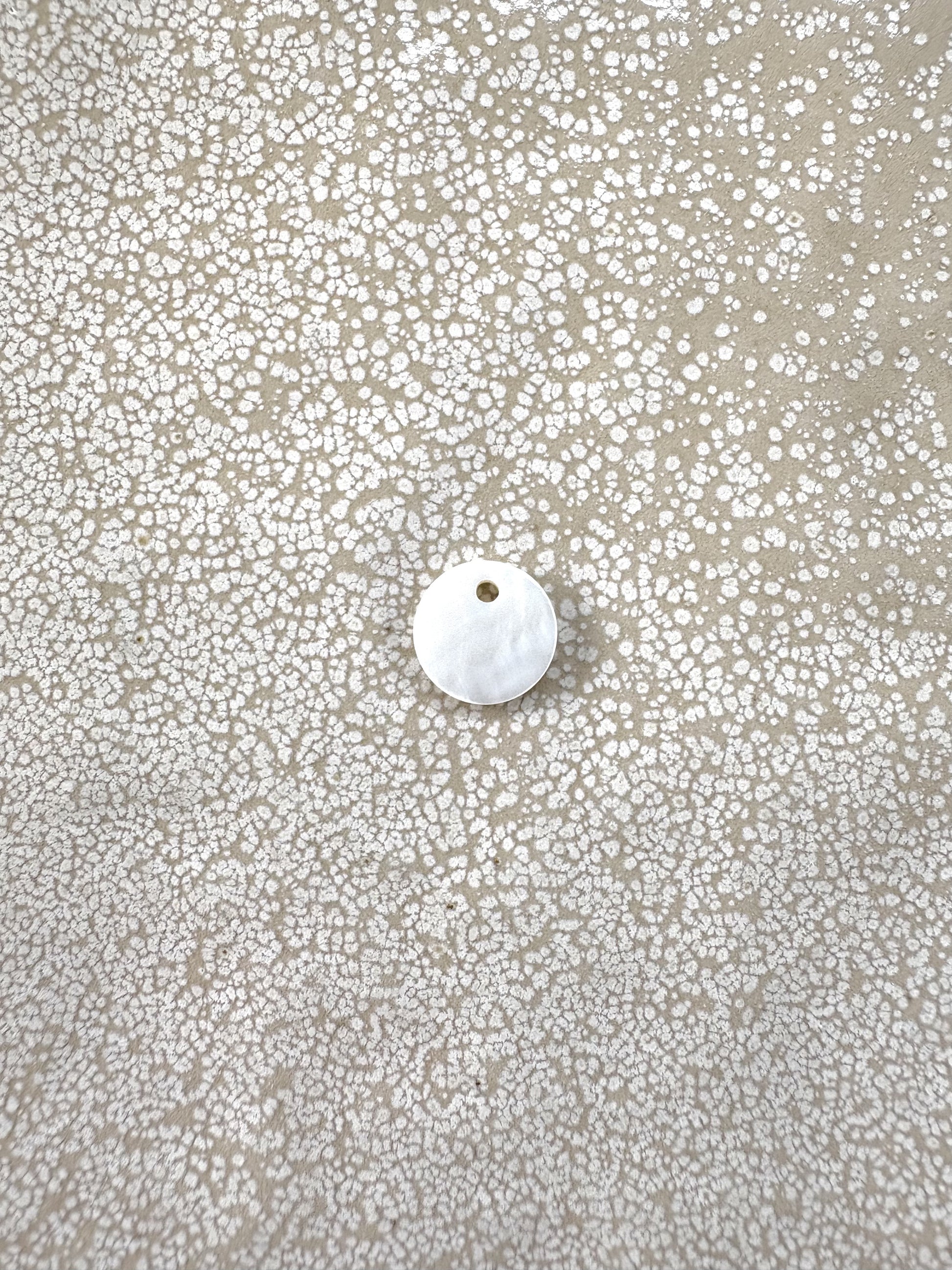 perlesetcreationbijoux - sequin rond nacre blanc 10 mm