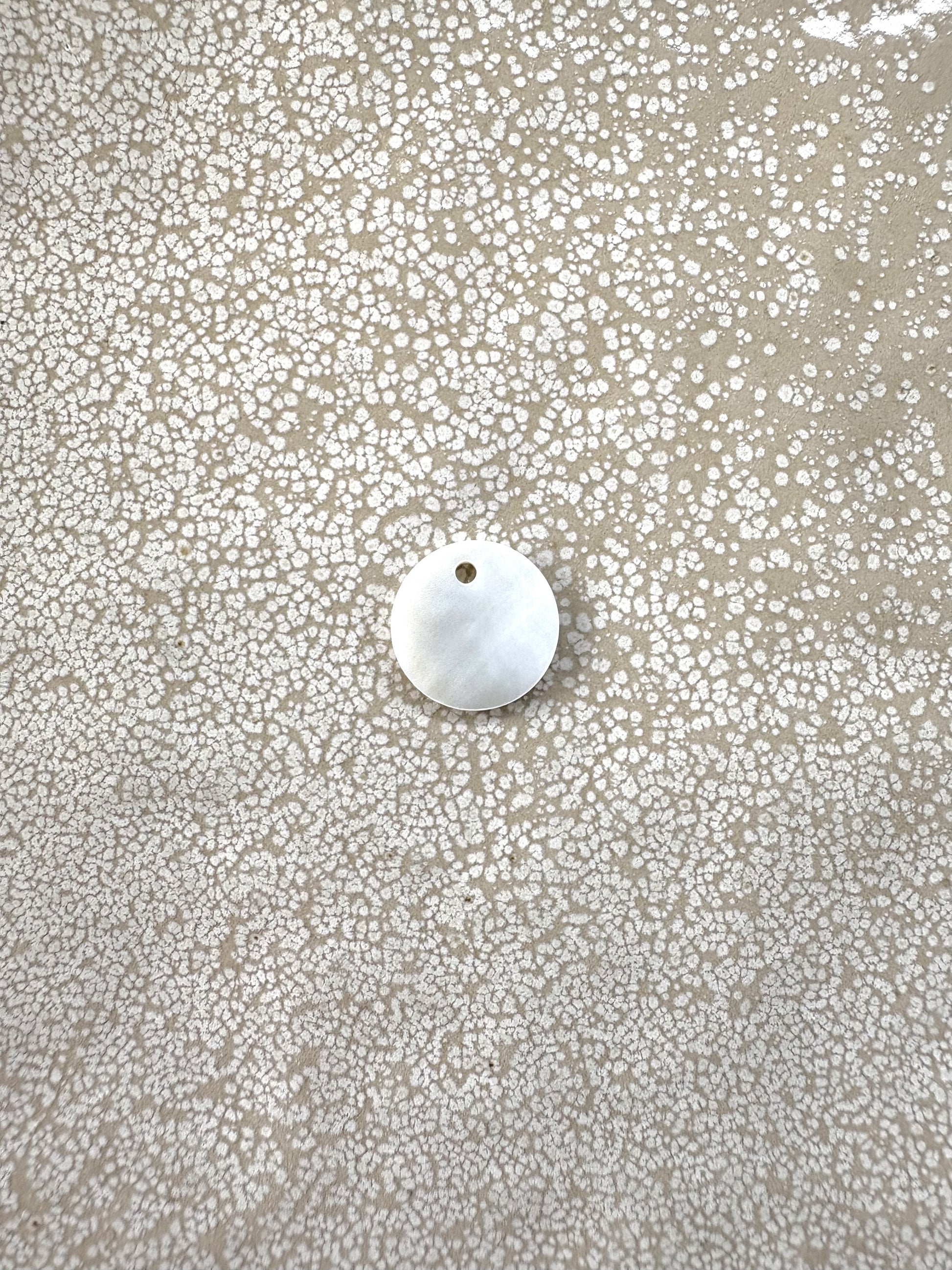 perlesetcreationbijoux - sequin rond nacre blanc 13 mm