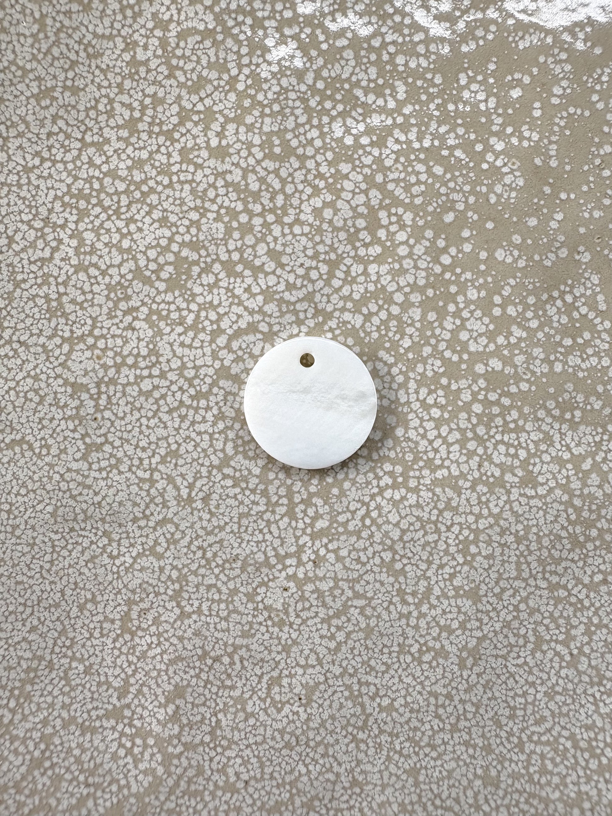 perlesetcreationbijoux - sequin rond nacre blanc 15 mm