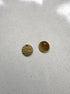 perlesetcreationbijoux - sequin rond strié acier inoxydable 10 mm doré