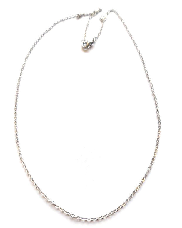 Collier maille ovale acier inox 304 - 45 cm